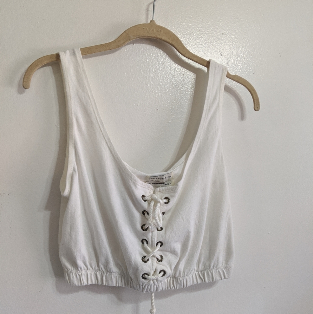 Urban Outfitters White Tank Top